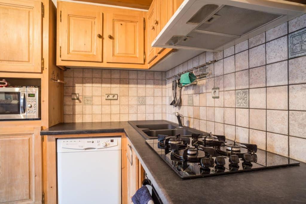 Appartement Spacieux Proche Des Telecabines Et Du Centre Ville Avec Jardin Prive 생제르베레뱅 외부 사진