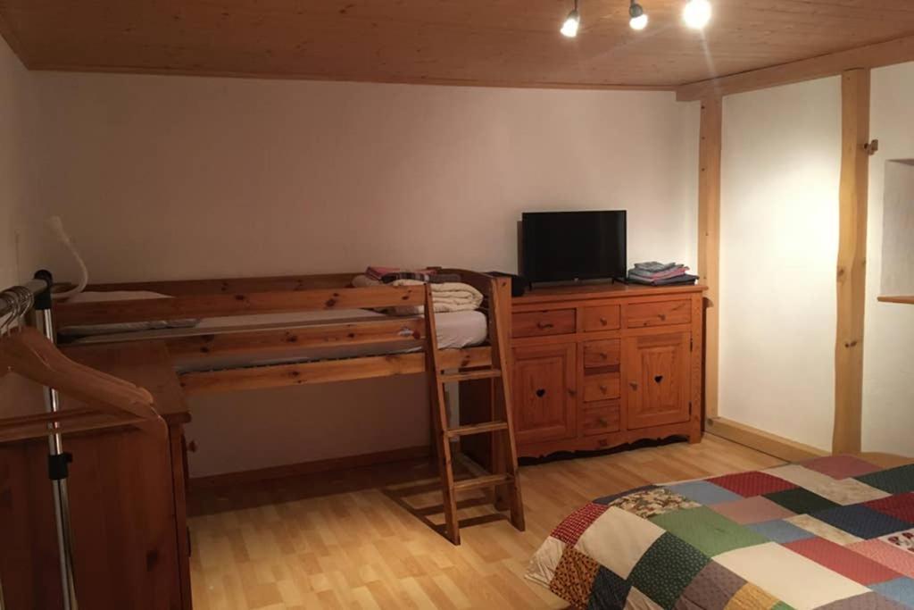 Appartement Spacieux Proche Des Telecabines Et Du Centre Ville Avec Jardin Prive 생제르베레뱅 외부 사진