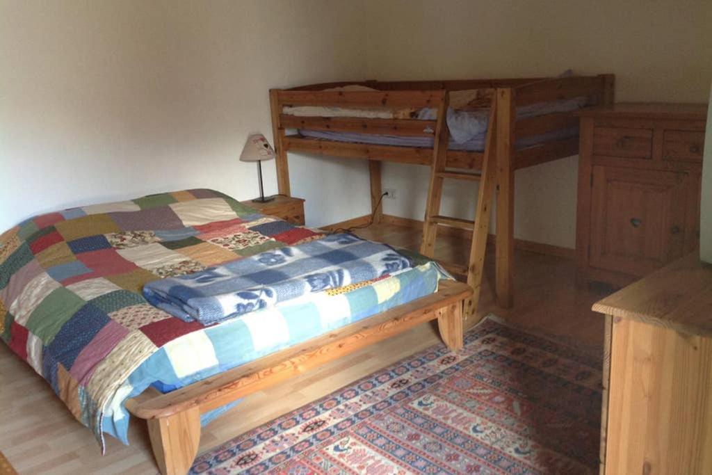 Appartement Spacieux Proche Des Telecabines Et Du Centre Ville Avec Jardin Prive 생제르베레뱅 외부 사진